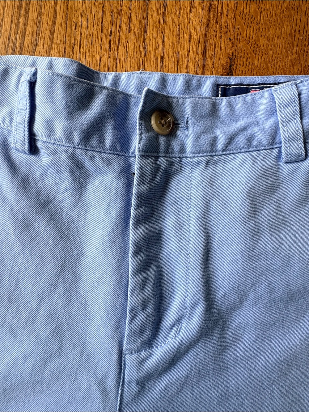 Vineyard Vines Light Blue flat-front Pants- boys size 12- with Whale Logo - Picture 9 of 16